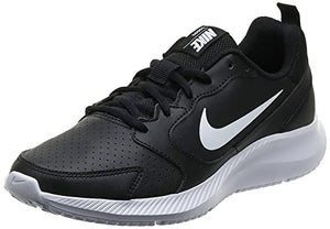 Nike Women's WMNS Todos Black/White Leather Running Shoes-4 UK (6 US) (BQ3201-001)