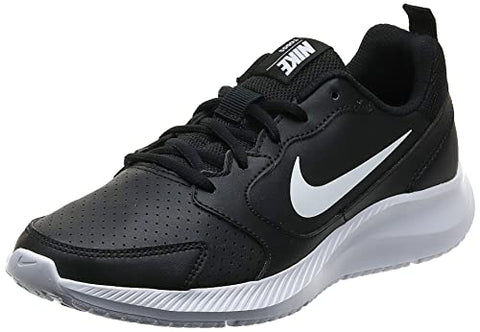 Image of Nike Women's WMNS Todos Black/White Leather Running Shoes-4 UK (6 US) (BQ3201-001)