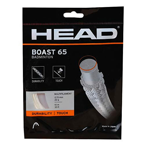 Image of HEAD Boast 65 Badminton Racquet Nylon String, 10m (Orange)