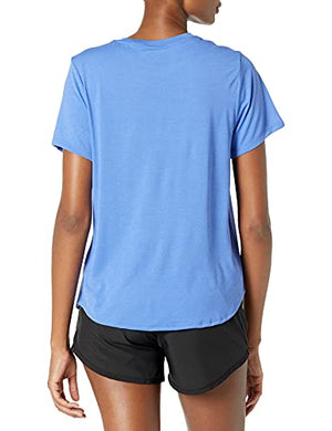 Champion Women's Sport Lightweight Tee, Deep Forte Blue, Large