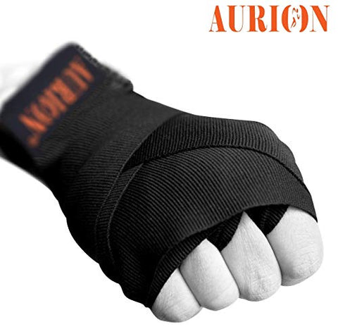 Image of Aurion Synthetic Leather Punching Bag- Filled with Free Chain Heavy Bag (Filled Black 36 INCHES)