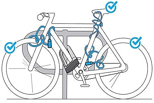 NKSA Cycle Cable Lock Bicycle Number Lock Cable Lock Universal