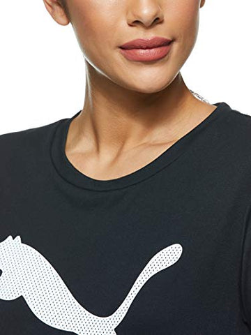 Image of Puma Women's' Graphic Regular T-Shirt (58124101 Black S)