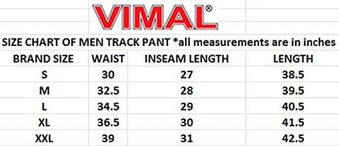 Image of VIMAL JONNEY Men's Slim Fit Track pants(D10ANTHRA-XL_Multicolored_X-Large)