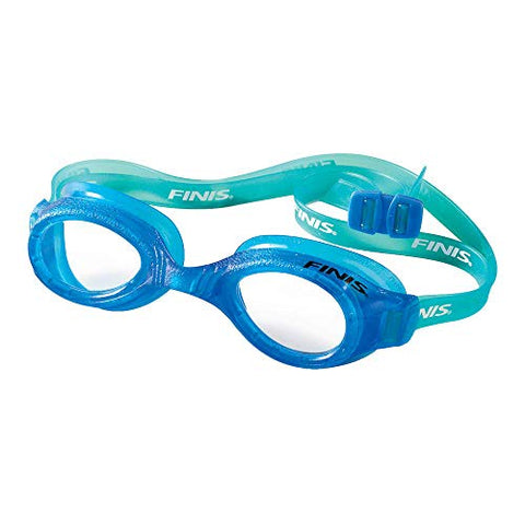 Image of Finis H2 Swimming Goggles, Junior (Blue/Clear)