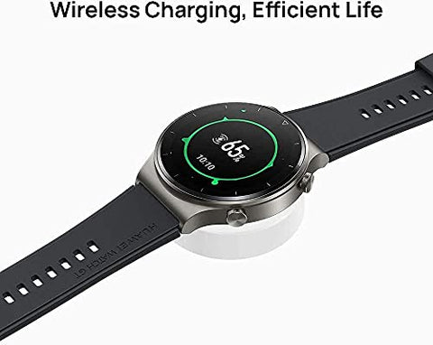 Image of HUAWEI Watch GT 2 Pro Smartwatch, 1.39" AMOLED HD Touchscreen, 2-Week Battery Life, GPS and GLONASS, SpO2, 100+ Workout Modes, Bluetooth Calling, Heartrate Monitoring, Grey