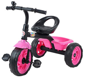 Toyzoy Maple Lite Kids|Baby Trike|Tricycle with Detachable Bell for Age Group 1.5 to 5 Years, TZ-524 (Pink)