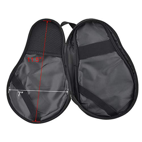 Image of CM Table Tennis Racket Case Cover Ping Pong Paddle Carry Bag with Ball Storage Pocket, for 2 Paddles