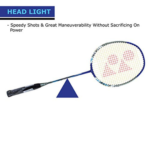 Image of YONEX Nanoray 7000I G4-2U Aluminum Badminton Racquet with Full Cover (Blue)