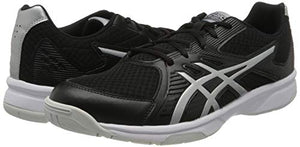 ASICS Men's Upcourt 3 Black/Pure Silver Badminton Shoe-7 Kids UK (1071A019-005)