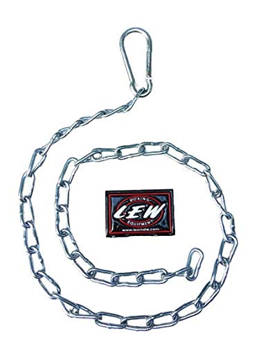 LEW Toughened Iron Extension Chains for Punching Bags (Silver, 4 Feet)