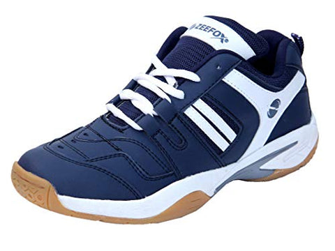 Image of ZEEFOX Ryder Men's (Non-Marking) PU Badminton Shoes Navy Blue