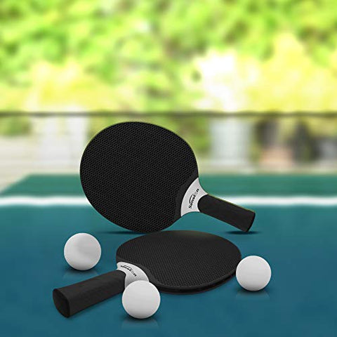 Image of Senston Table Tennis Rackets Set,Professional Ping Pong Paddle Set for 4 Players, Composite Rubber Table Tennis Paddles, Indoor or Outdoor Games.