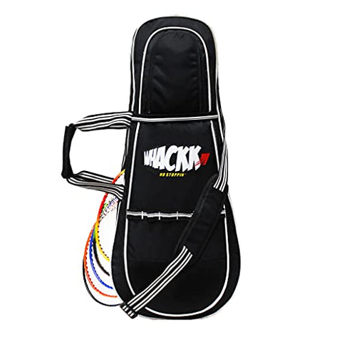 Image of WHACKK Smash Black White Tennis/Squash/Badminton kit Bag (9099), 2XL (9099i)