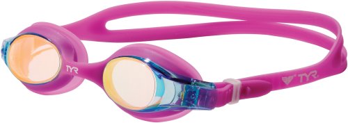 TYR Swimple Youth Metallized Goggle (Berry Fizz)