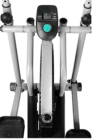 Image of Healthex Orbitrek/Orbitrac Exercise Cycle and Cross Trainer | Dual Trainer 2in1 Home Fitness Gym Equipment 1350R for Home Gym with 1Year Warranty (Silver/Black)