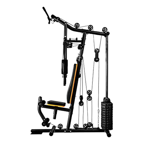 Image of Kamachi Multi Home Gym HG-12 with 150 LBS Weight Stacks for body building; Strength Machine (Made in Taiwan)