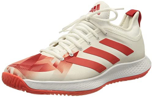 Adidas Women's Textile Defiant Generation W Ftwwht/Red/Red Tennis Shoes - 6 UK