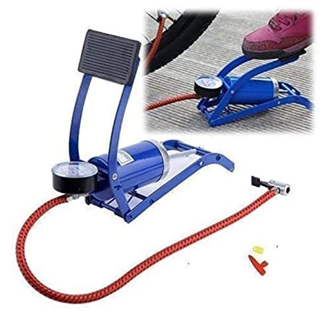 Image of ATMIYA CREATION Foot Pump, Portable Foot Air Pump forAir Tyre Infiltrator with Pressure Gauge for Car Tyres, Bicycle Tyres, Bike Tyres, Motorcycle Tyres, Balls, Air Mattress