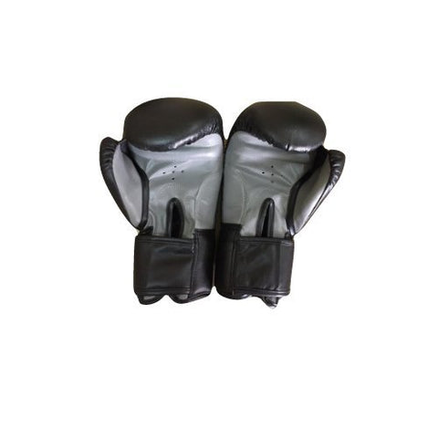 Image of Le Buckle Tournament Gloves, 12oz (Black and Grey)