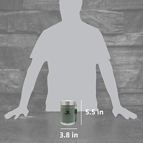 Image of Stanley The Legendary Food Jar + Spork 14oz Hammertone Green