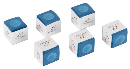 EastPoint Sports Billiard Pool Chalk - Improves Accuracy and Ball Control - Includes 6 Chalk Cubes
