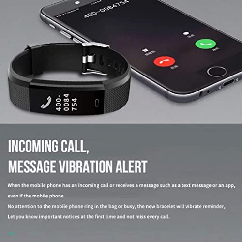 Fitness Band ID115 Bluetooth Smart Band Watch with Waterproof Body Functions Like Steps & Calorie Counter, Call Reminder Activity Tracker