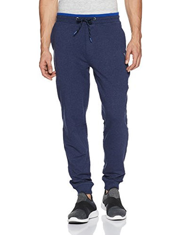 Image of Van Heusen Athleisure Men's Cotton Track Pants (8907670037652_50045_Navy_XL)