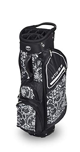 Hot-Z Golf Ladies 3.5 Cart Bag Black/White/Lace