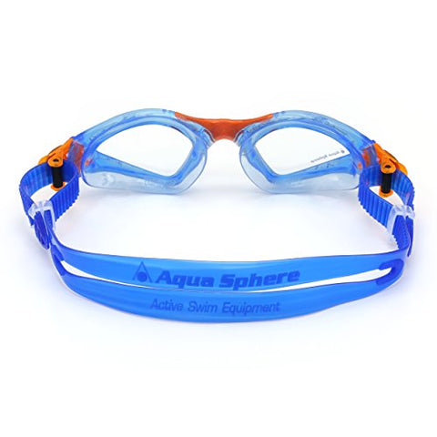 Image of Aqua Sphere Kayenne Junior Goggles, Blue/Orange, Clear