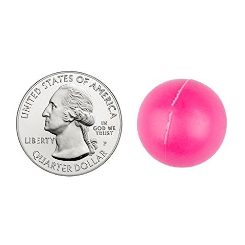 Image of Fairly Odd Novelties 3/4" Mini Ping Pong/Table Tennis/Beer Pong Round Balls (100 Pack), 19mm, Pink