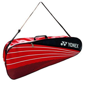 Yonex S25 Extra Spacious 2 in 1 Badminton Kitbag, Red/White