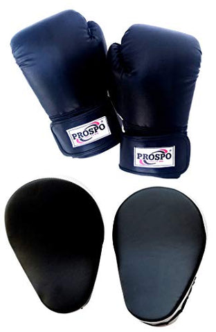 Image of Prospo Focus Pad Curved With Boxing Gloves