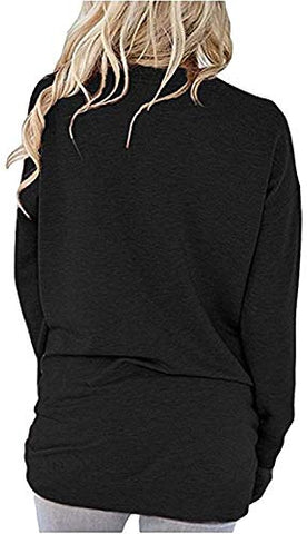 Image of Akihoo Mama BearT Shirts Women Graphic Long Sleeve Funny Inspirational Teacher Fall Sweatshirt Tunics Tops with Pockets M