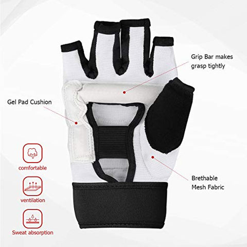 Image of Punch Bag Training Gloves, LangRay Taekwondo Karate Gloves for Sparring Martial Arts Boxing Training for Adults and Kids
