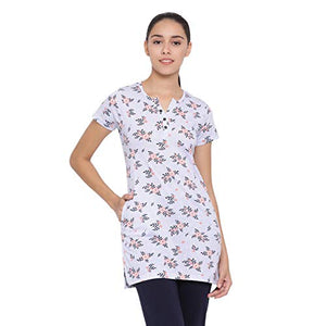 In Love Women's Formal Henley Tshirts (Amber Grey)(PSLP51C9_M)
