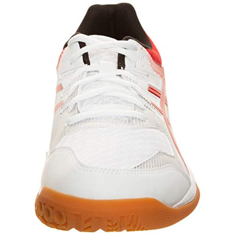ASICS Men's Gel-Rocket White/Classic Red Badminton Shoes-11