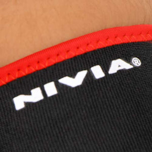 Nivia 589L Neoprene Orthopedic Elbow Support(Adjustable with Velcro), Large (Red/Black)