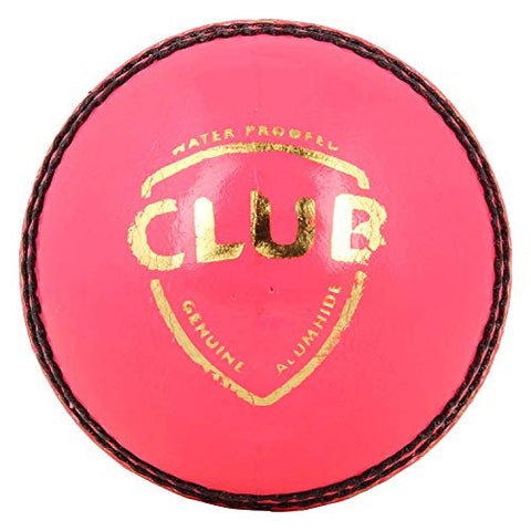 Image of SG Club Cricket Leather Ball (Pink)