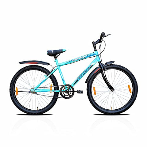 Image of Leader Men's Single Speed MTB 26T Mountain Bicycle (Sea Green, Above 10 Years, 18", 26 x 2.125)…