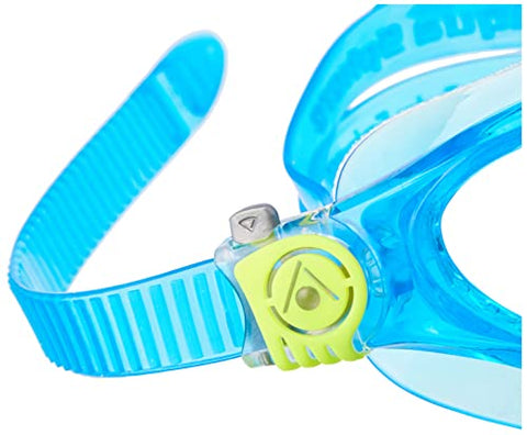 Image of Aqua Sphere Vista Junior Swim Mask with Clear Lens (Bluewater/Yellow)