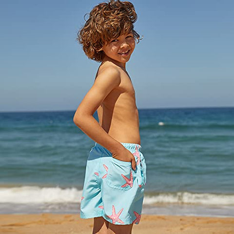Image of MaaMgic Boys Swim Trunks Toddler Swim Shorts Little Boys Bathing Suit Swimsuit Toddler Boy Swimwear