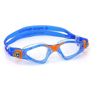 Aqua Sphere Kayenne Junior Goggles, Blue/Orange, Clear