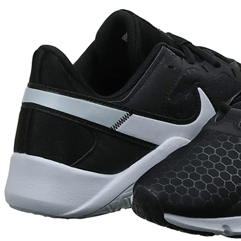 Image of Nike Women's W Legend Essential 2 Black/White-Pure Platinum Running Shoe-4 Kids UK (CQ9545-001)