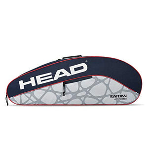 HEAD Polyester Ignition Pro 6R Badminton Kit Bag (Navy & Grey)