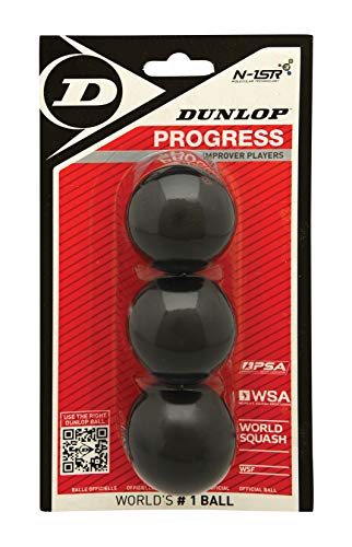 Dunlop Progress Blister Pack of 3balls by Dunlop