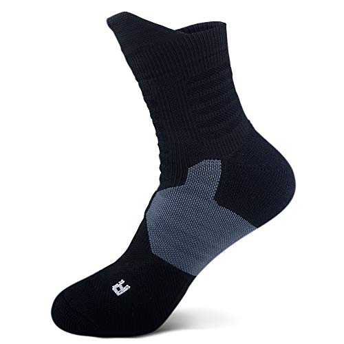 JHM Thick Protective Sport Cushion Elite Basketball Compression Athletic Socks