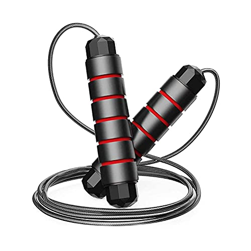 VENIZIO Skipping Rope for Men, Women & Children - Jump Rope for Exercise Workout & Weight Loss - Tangle Free Jumping Rope for Kids