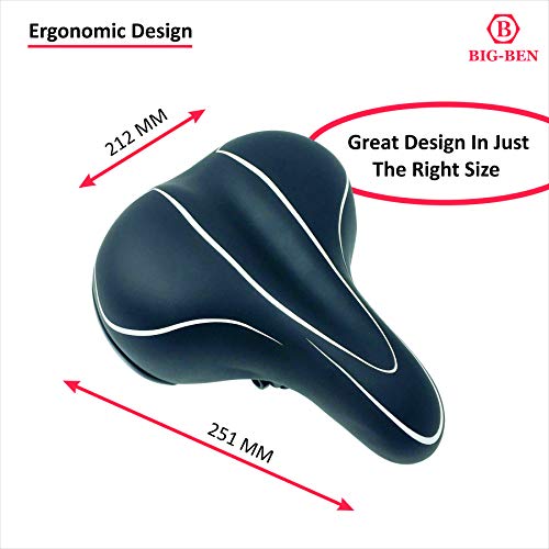 BIG BEN 23275 Bike Seat for Men and Women