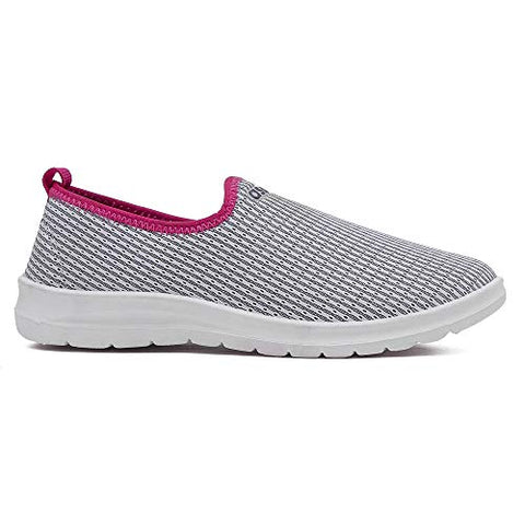 ASIAN BARFI-02 Sports Running Sneakers for Ladies | Sports Shoes Running Shoes for Girls Stylish Walking, Gym & Party Walking Shoes for Women (Grey, Numeric_6)